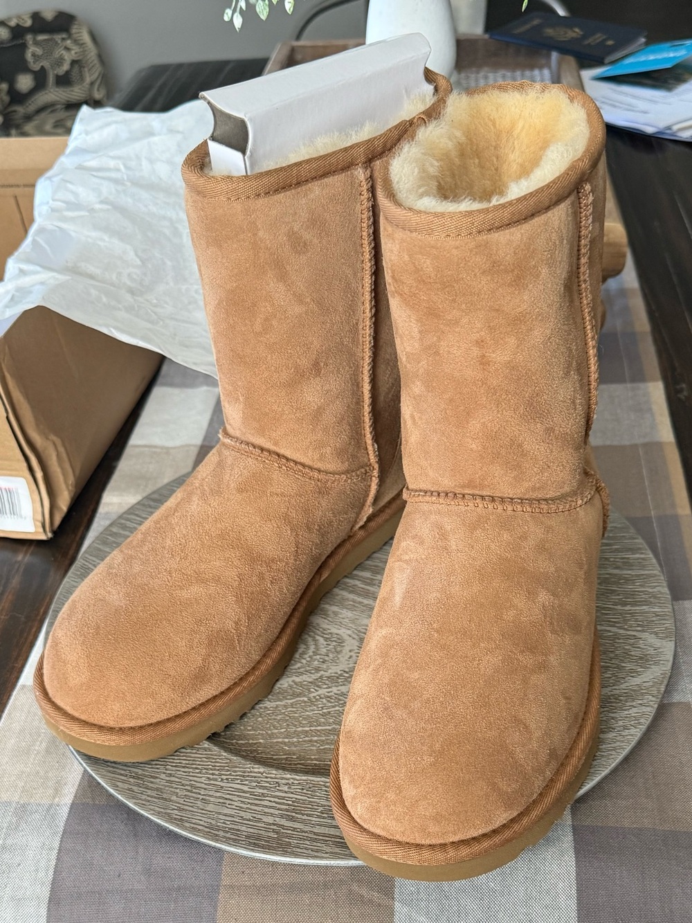 UGG Classic Short II in Chestnut New in Box